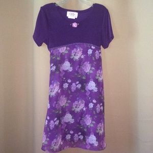 Girls Purple Zoey Size 10 Dress